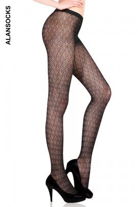 YD0935- Fishnet tights with patterns 