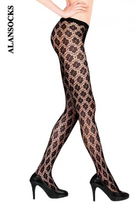 YD0942- Fishnet tights with patterns 