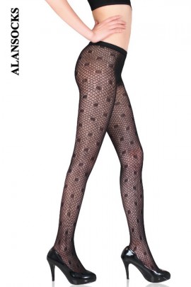 YD1032- Fishnet tights with patterns 