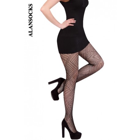 SP017- Fishnet tights with patterns 