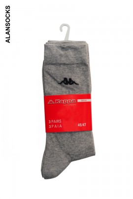 K546- 3 pairs (1 package) of KAPPA tennis socks