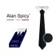 YL1902- ALAN SPICY - Classic Men's Solid Color Tie (12 Pieces)