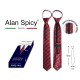 YL1907- ALAN SPICY - Classic Men's Solid Color Tie (12 Pieces)