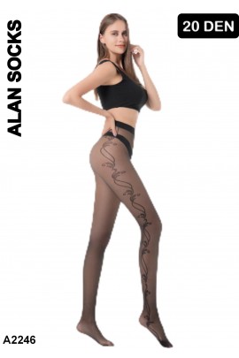 B1010- Fashion tights with patterns 20D