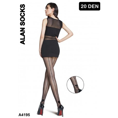 A4195- Fashion tights with patterns 20 den