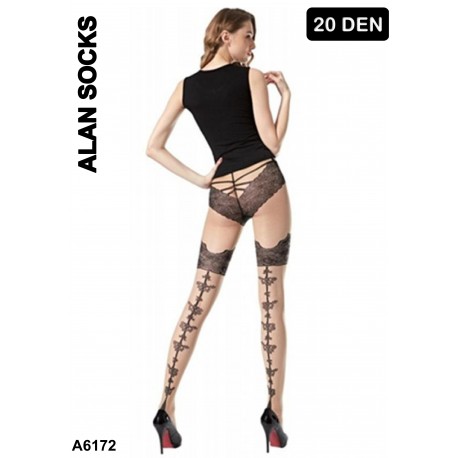 A6172- Fashion tights with patterns 20 den 