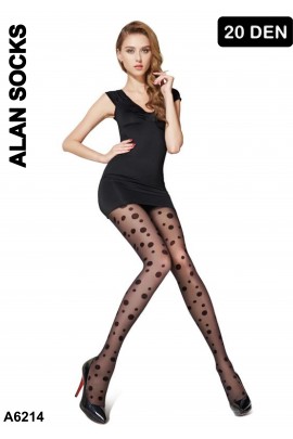 A6215- Fashion tights with designs 60D